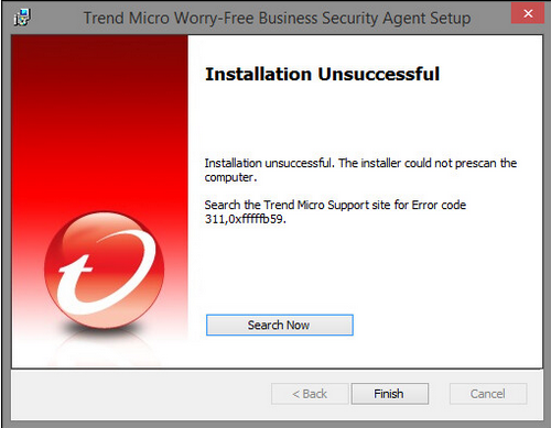 how to fix trend micro anti virus error code 331 0x1f4