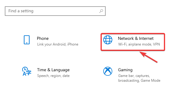 Network and internet - Wi-Fi option missing