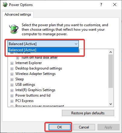 balanced active - Windows 10 Keeps Restarting